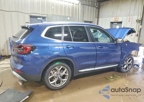 2023 BMW X3 xDrive30I z USA, uszkodzony, nr VIN WBX57DP05PN243320